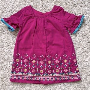 Fuchsia embroidered dress from Genuine Kids from OshKosh | 18 months